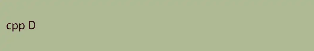 cpp D